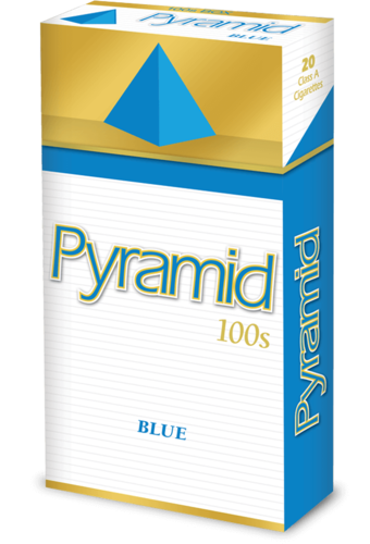slide 1 of 4, Pyramid Cigarettes, Blue, 100s, Box, 