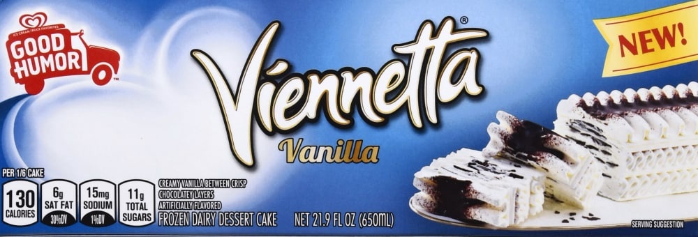 slide 1 of 1, Good Humor Ice Cream Vanilla Viennetta, 22 fl oz, 6 Pc , 22 fl. oz