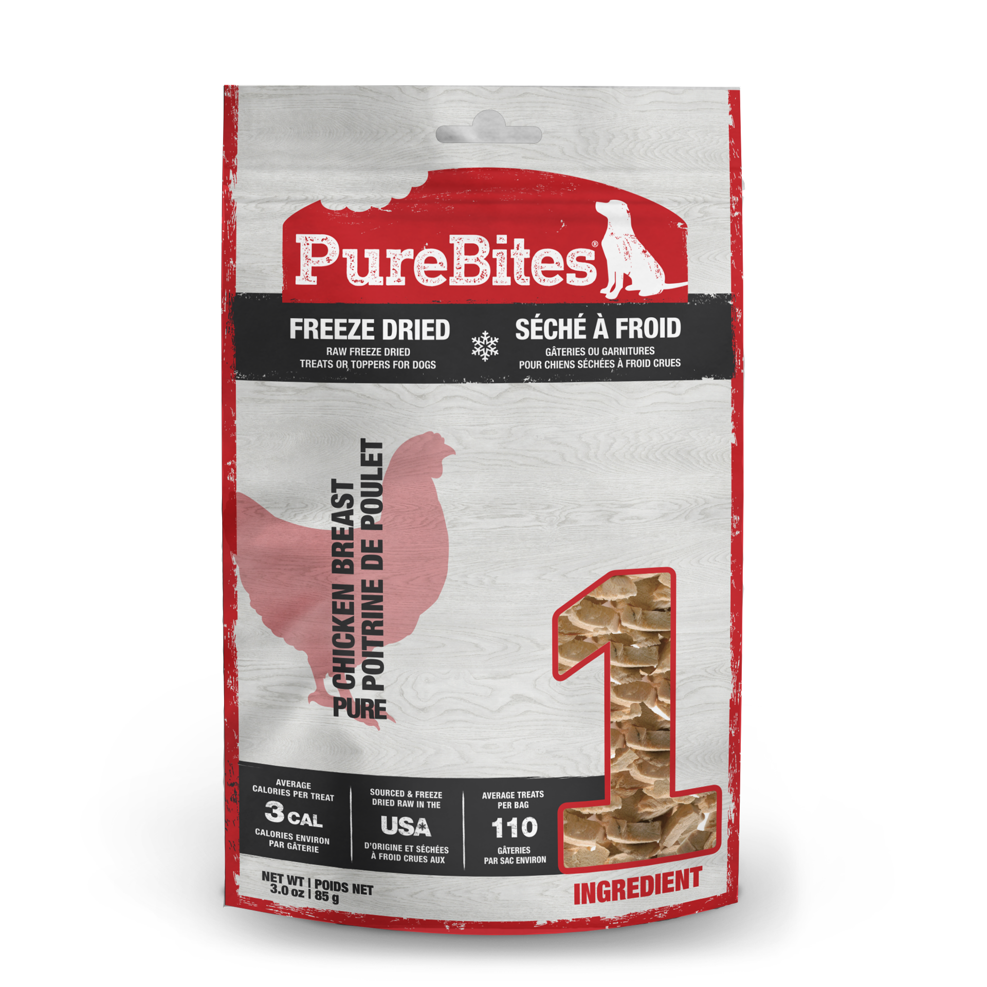 slide 1 of 5, PureBites Chicken Breast, 1 ct