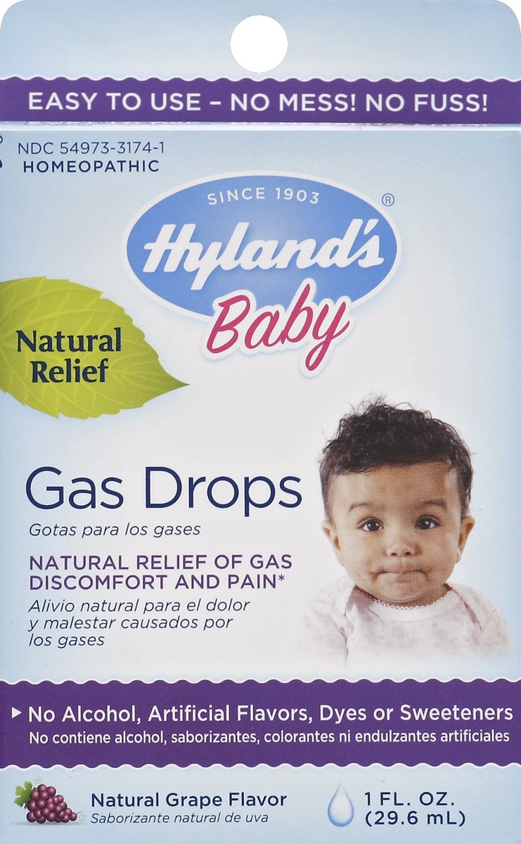 slide 5 of 6, Hyland's Baby Gas Drops, 1 oz