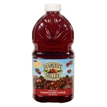slide 1 of 1, Harvest Valley Cranberry Juice Cocktail, 64 fl oz