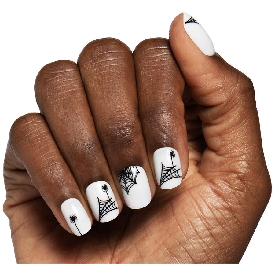 slide 4 of 5, Olive & June Super Stick Mani Press-On Nails Extra Short Squoval, 32 ct