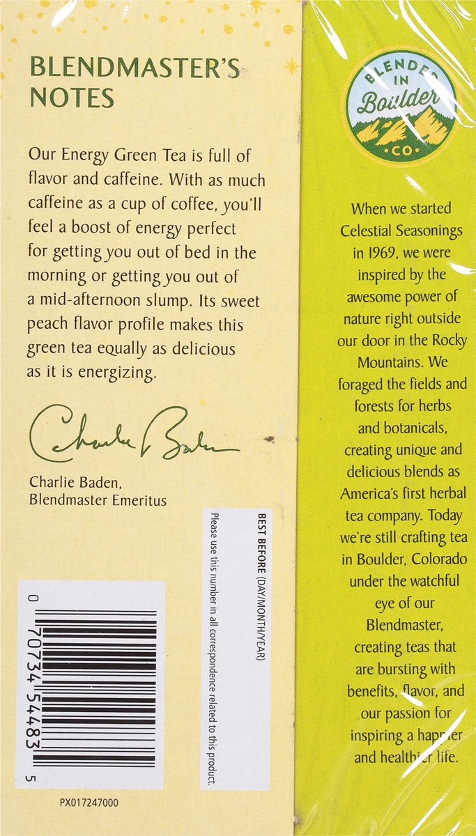 slide 7 of 8, Celestial Seasonings Energy Green Tea Bags-Celestial Seasonings - 12 ct, 12 ct