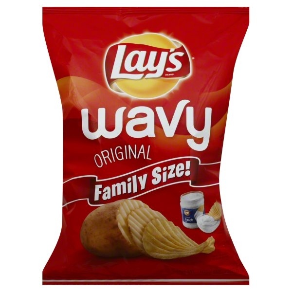 slide 1 of 1, Lay's Original Wavy Potato Chips, 10.25 oz