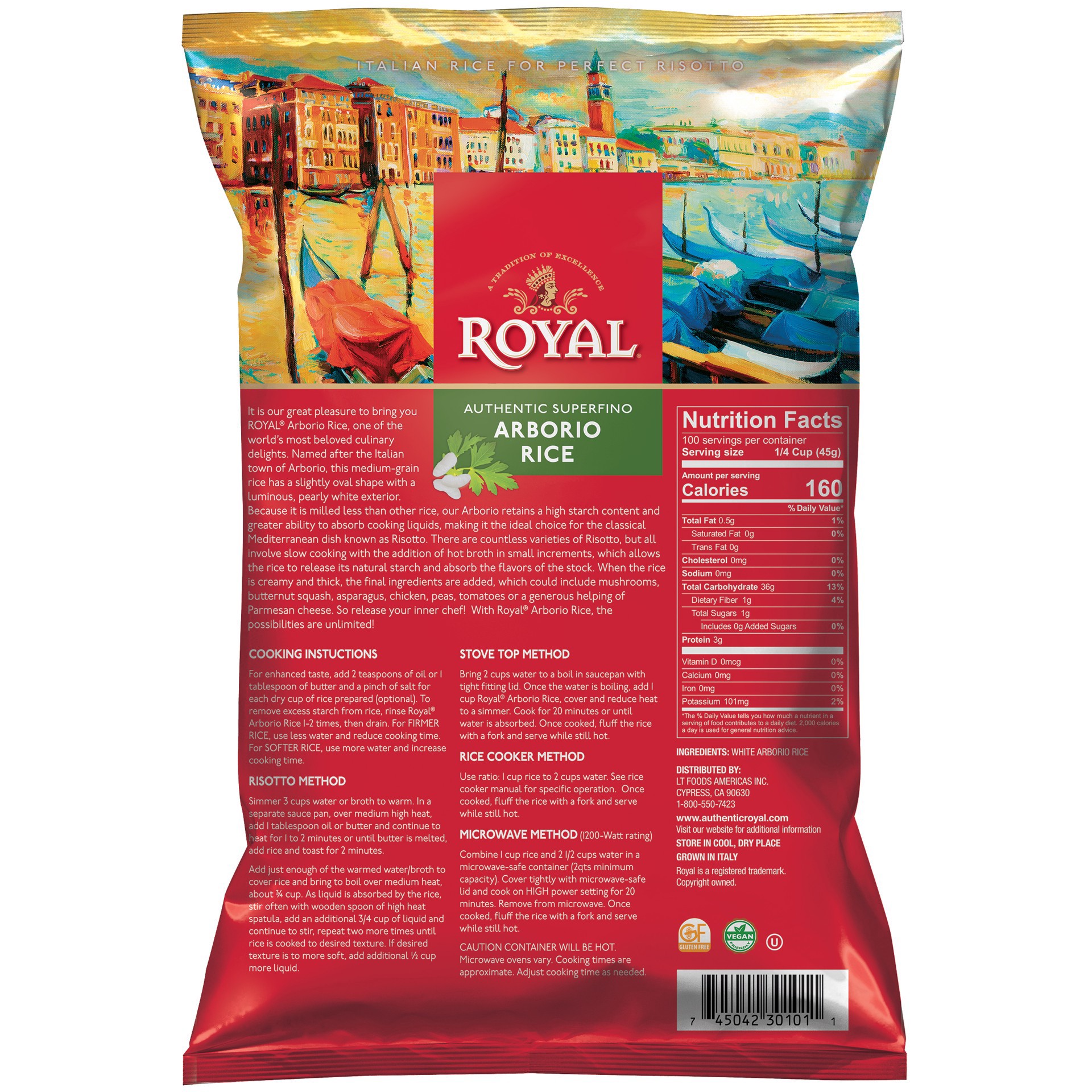 slide 2 of 2, Royal Arborio Risotto Rice, 10 lb