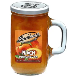 Blackburn's Peach Preserves 18 oz