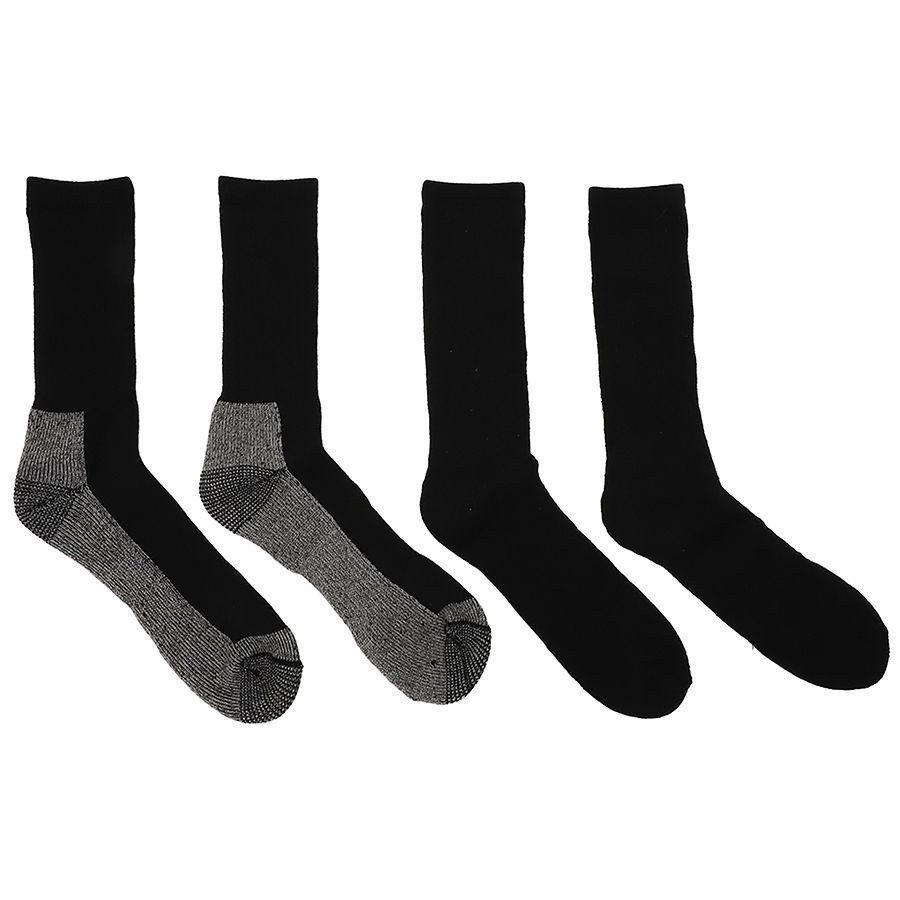 slide 2 of 3, Heat Logic Cushioned Boot Socks, 2 pair