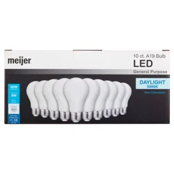 Meijer Led 9w A19 Dayligh 60w 10pk