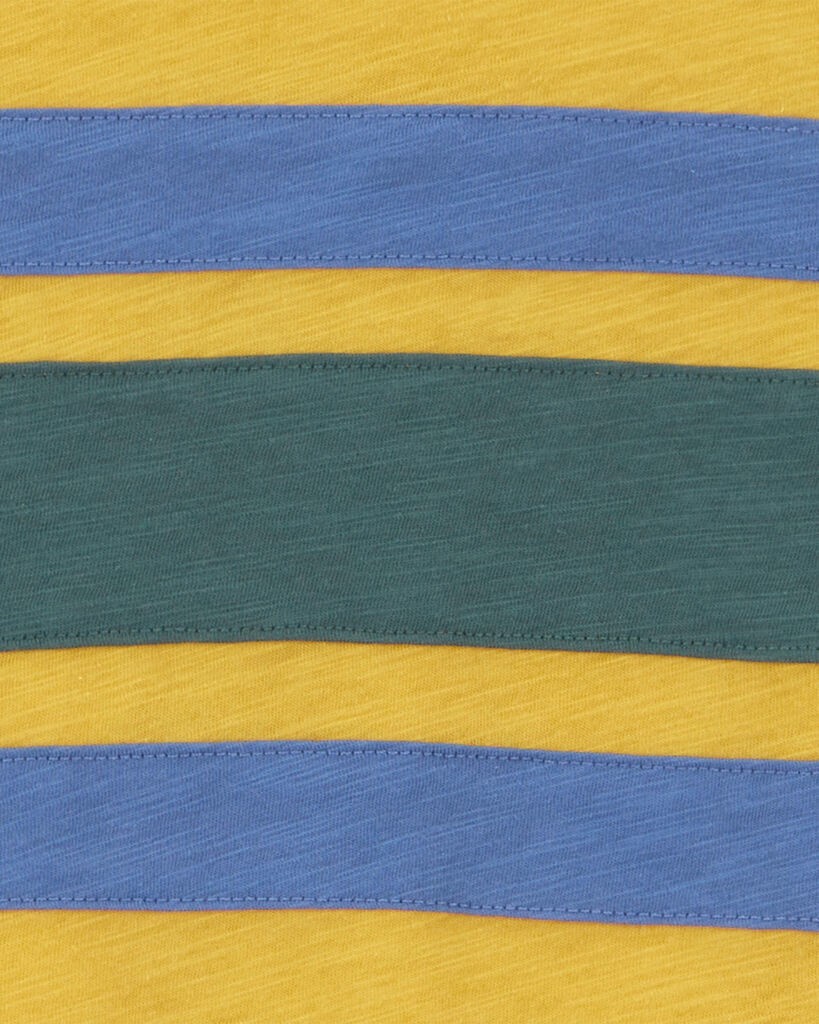 slide 2 of 2, Oshkosh Kid Striped Pieced Tee Yellow 10, 1 ct