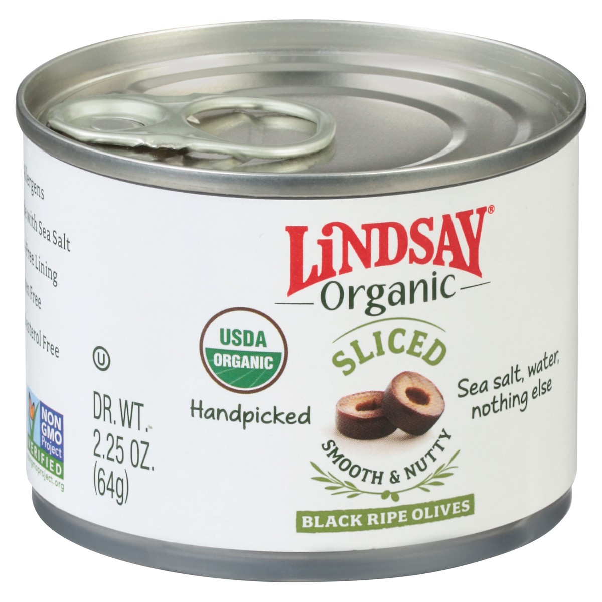 slide 3 of 11, Lindsay Sliced Organic Black Ripe Olives 2.25 oz, 2.25 oz