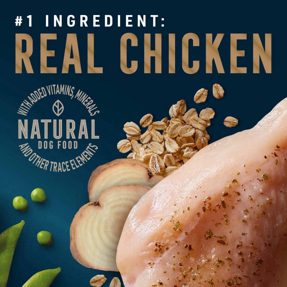 slide 2 of 5, Abound Pro Vet Formulated Healthy Weight Chicken & Oatmeal Recipe Dry Dog Food, 8 lb