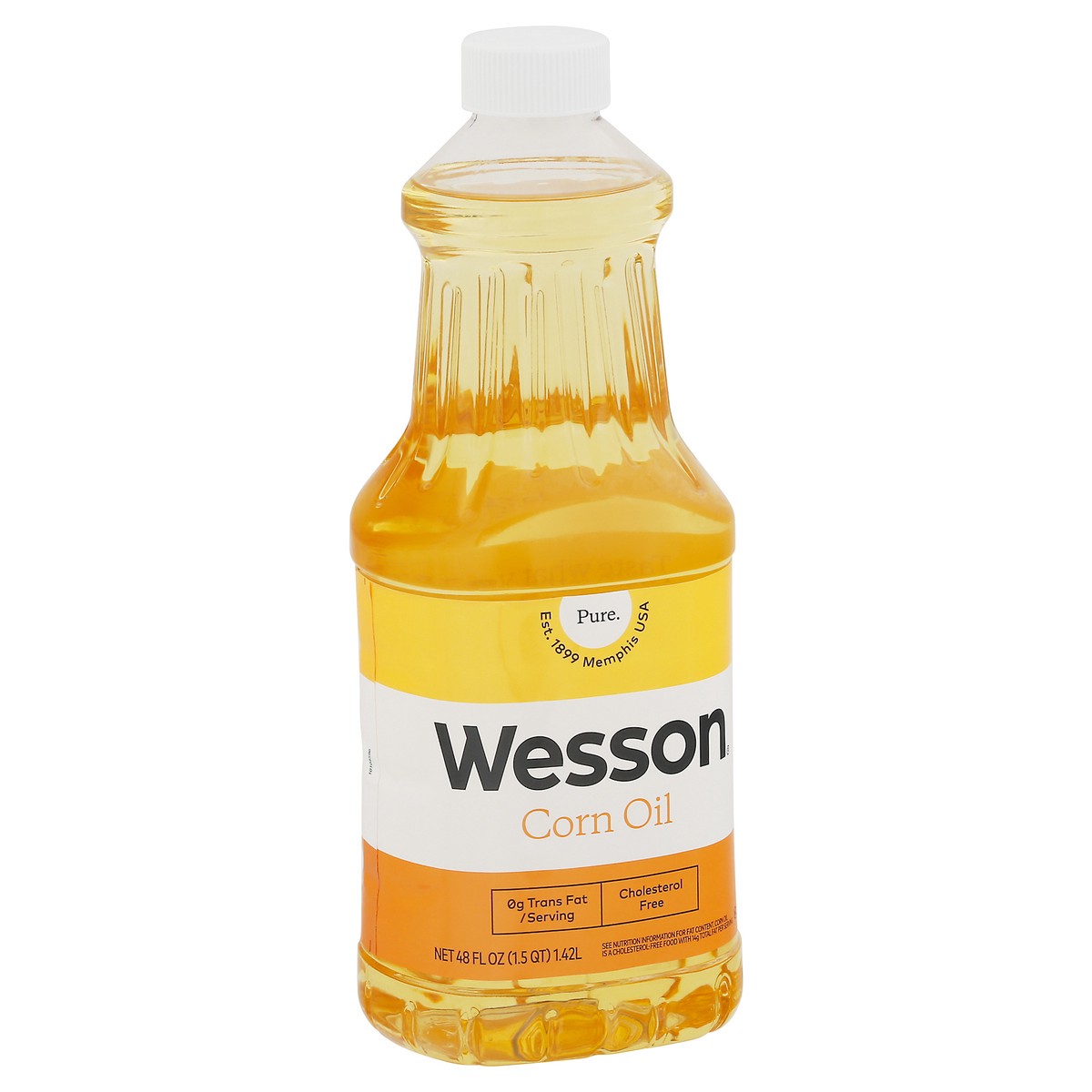 slide 2 of 9, Wesson Corn Oil, 48 fl oz