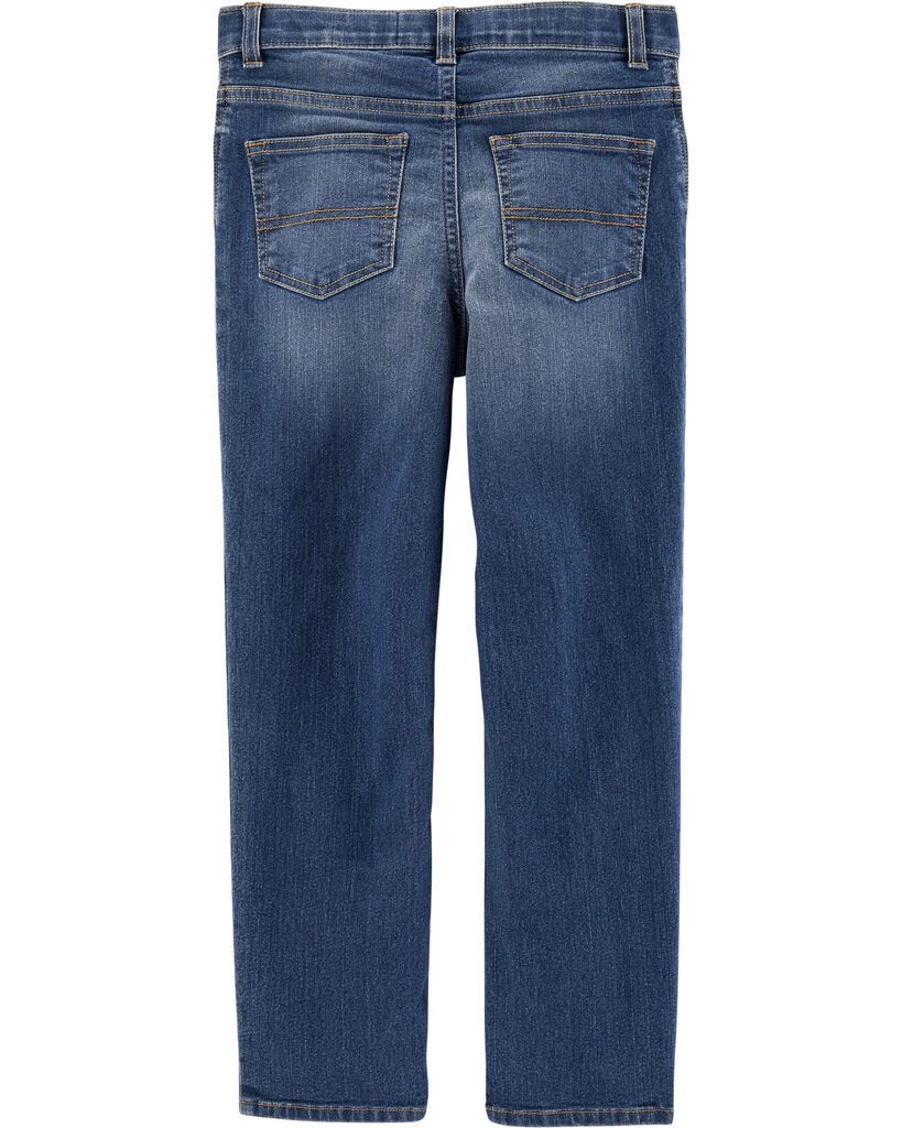 slide 3 of 5, Oshkosh Kid Medium Blue Wash Straight-Leg Jeans Indigo 6R, 1 ct