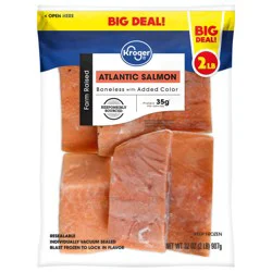 Kroger Frozen Atlantic Salmon Fillets Big Deal!