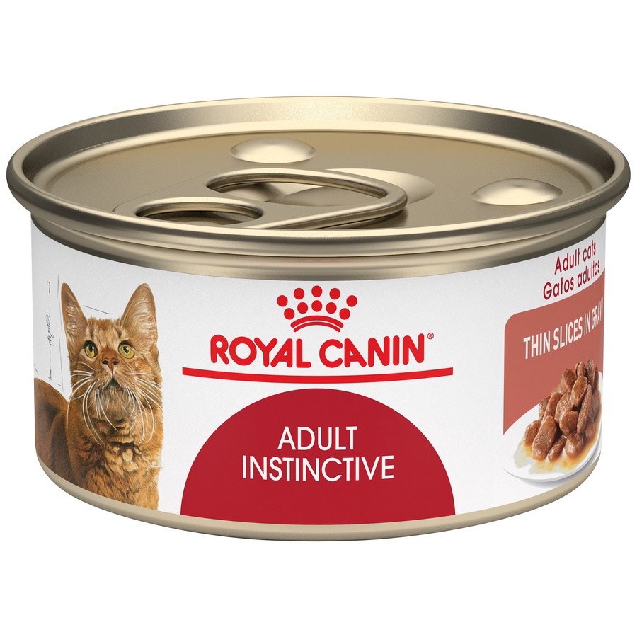 slide 1 of 7, Royal Canin Feline Health Nutrition Adult Instinctive Canned Cat Food, 3 oz