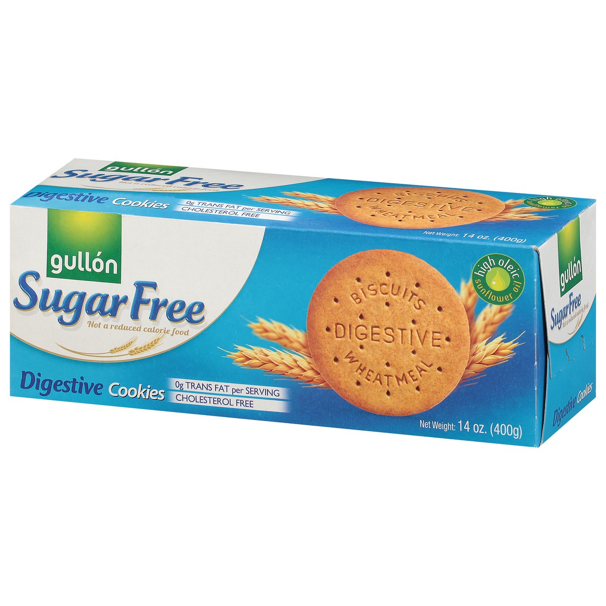 slide 2 of 9, Gullón Sugar free Digestive Cookies 14 oz, 14 oz