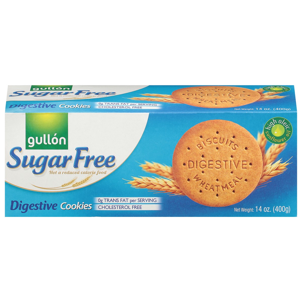 slide 1 of 9, Gullón Sugar free Digestive Cookies 14 oz, 14 oz