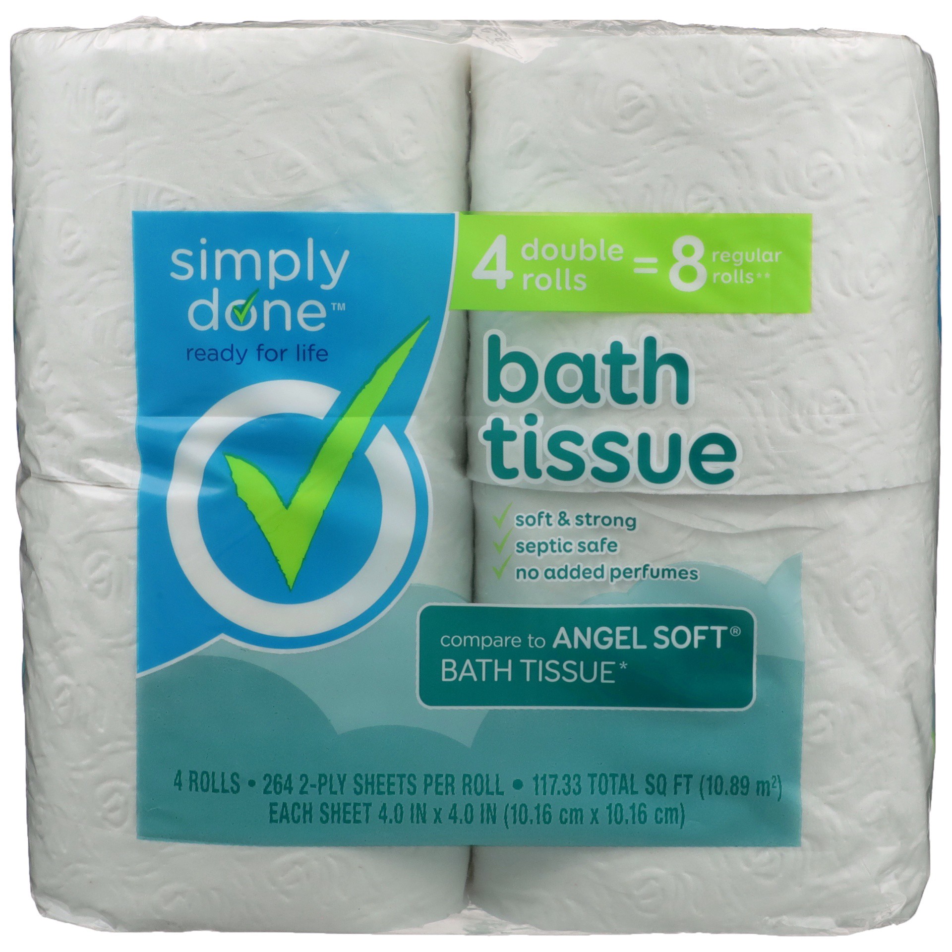 slide 1 of 6, Simply Done AnGel Soft Double Roll Bath Tissue, 8 ct