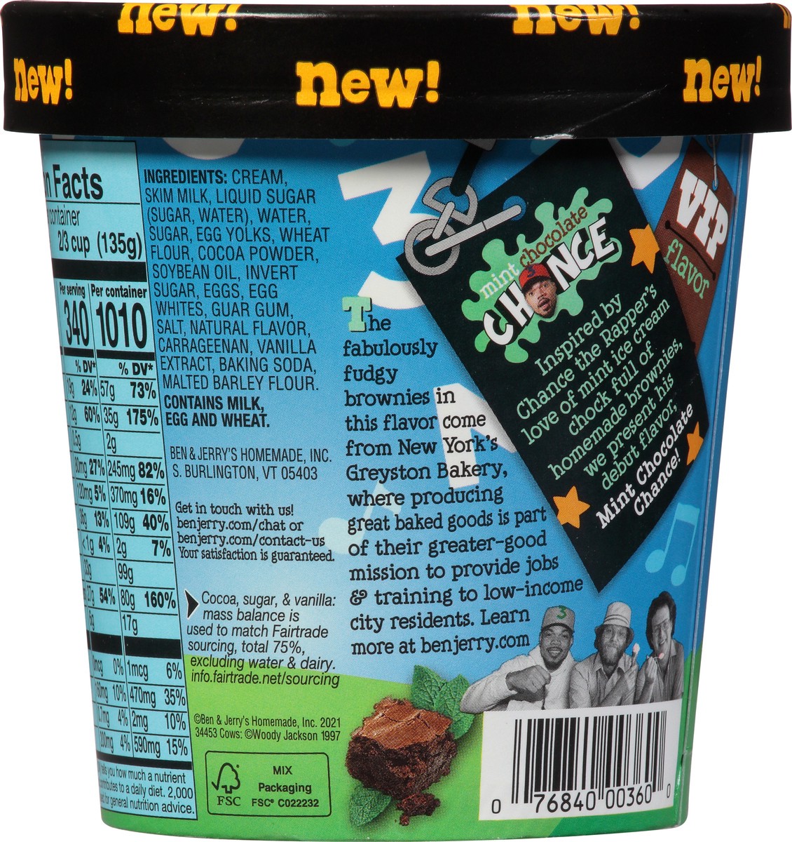 slide 2 of 14, Ben & Jerry's Mint Chocolate Chance Ice Cream 1 pt, 1 pint