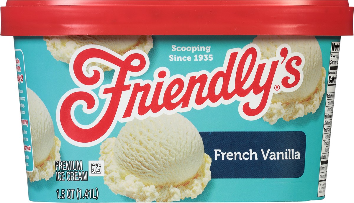 slide 5 of 9, Friendly's Premium French Vanilla Ice Cream 1.5 qt, 1.5 qt