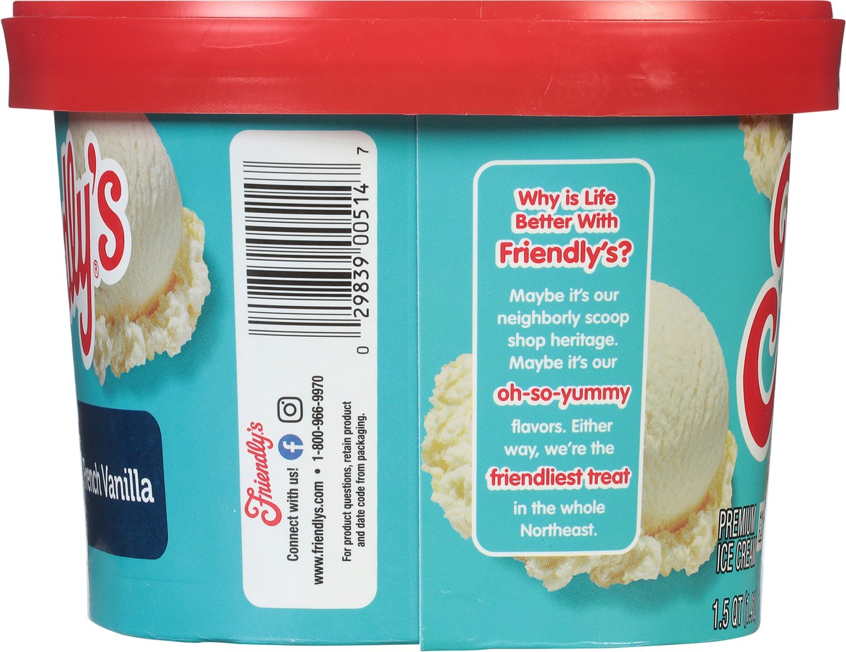 slide 8 of 9, Friendly's Premium French Vanilla Ice Cream 1.5 qt, 1.5 qt