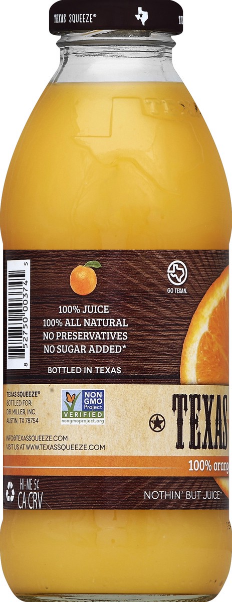 slide 3 of 4, Texas Squeeze 100% Orange Juice - 16 oz, 16 fl oz