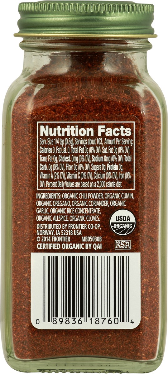 slide 2 of 10, Simply Organic Chili Powder, 2.89 oz