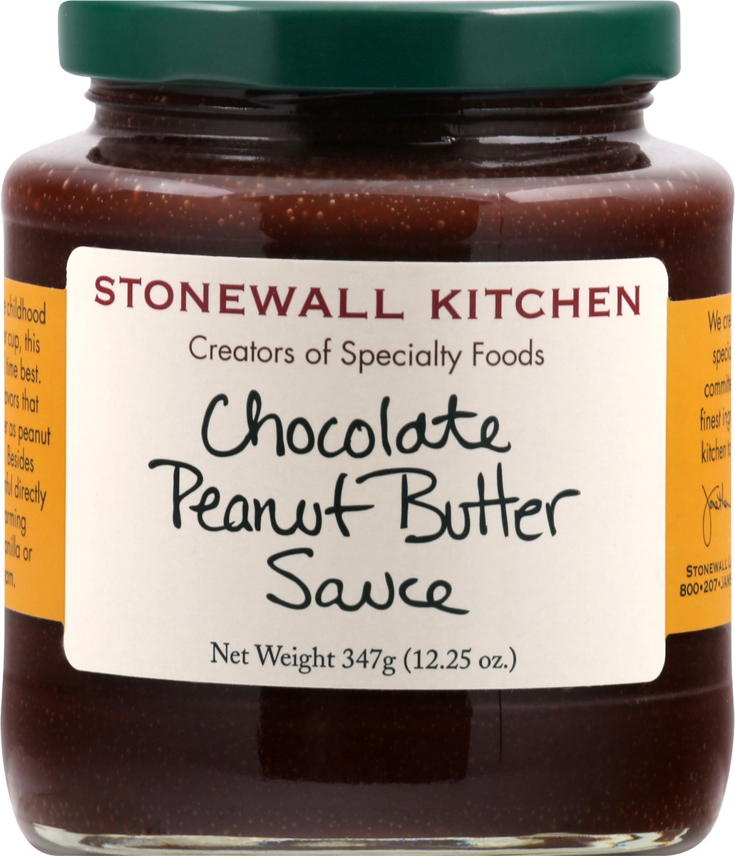 slide 1 of 14, Stonewall Kitchen Chocolate Peanut Butter Sauce 347 gr, 347 g