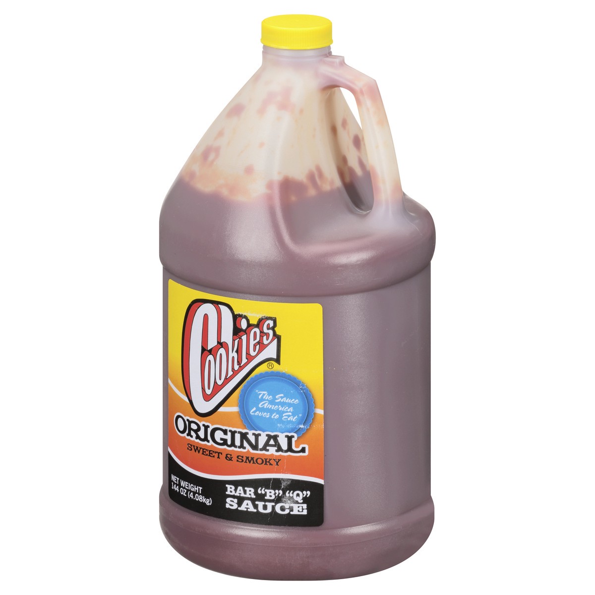 slide 6 of 12, Cookies Sweet & Smoky Original Bar B Q Sauce 144 fl oz, 144 oz