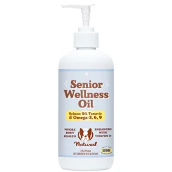 Natural Dog Senior Dog Fish Oil, 16 oz