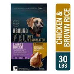 Abound Pro Large Breed Chicken & Brown Rice Dry Dog Food