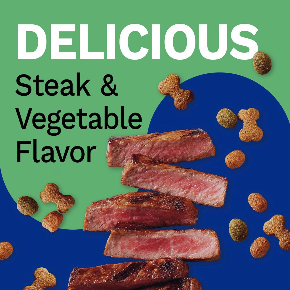 slide 2 of 4, Pet Pride Steak And Vegetable Dry Dog Food, 45 lb