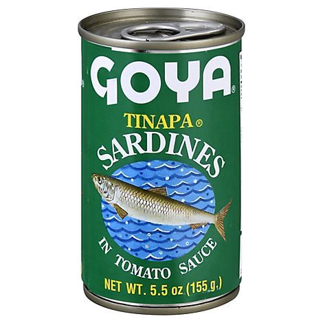 slide 1 of 1, Goya Sardine Fish Whole In Tomato Sauce - 5.5 Oz, 5.5 oz