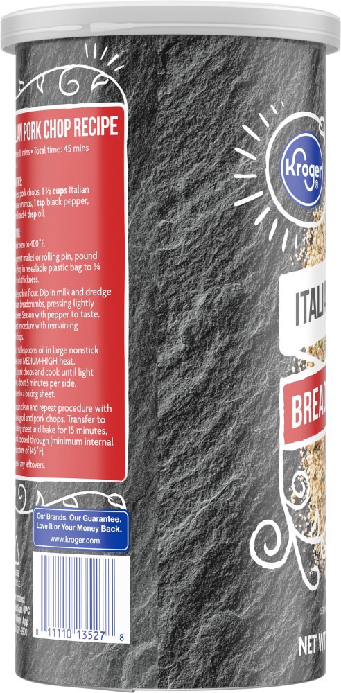 slide 3 of 3, Kroger Italian Bread Crumbs, 15 oz