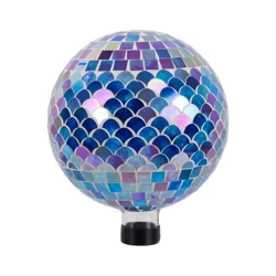 ROOM & RETREAT Rr 10" Blue Mosaic Gazing Ball