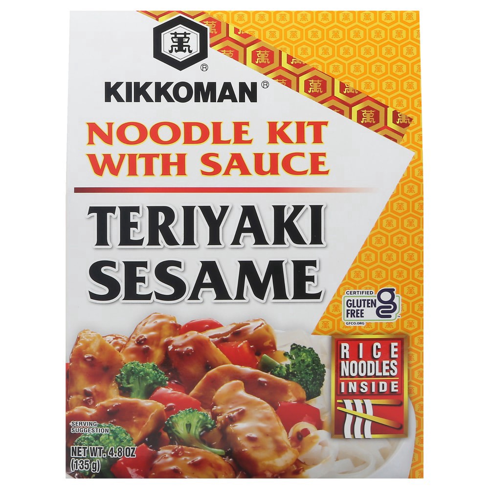 slide 1 of 11, Kikkoman Teriyaki Sesame Noodle Kit with Sauce 4.8 oz, 4.8 oz