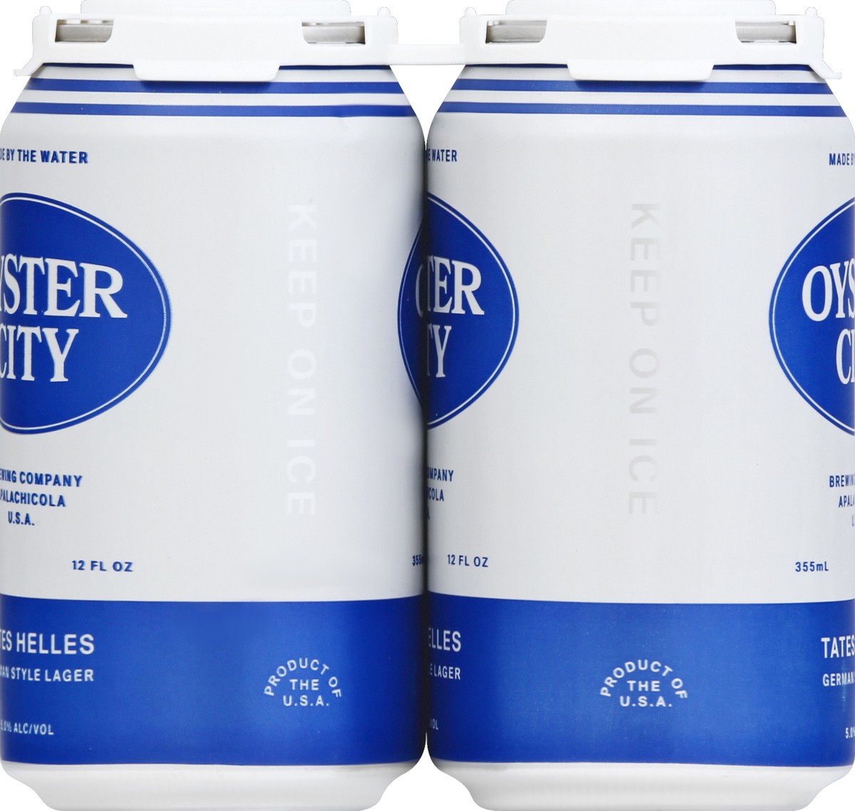 slide 5 of 6, Oyster City Tate's Lager 6Pk Can, 12 oz