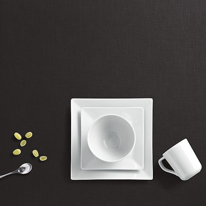 slide 2 of 2, Real Simple Square Place Setting - White, 4 ct