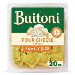 Buitoni Four Cheese Ravioli, Refrigerated Pasta, 20 oz Family Size Package