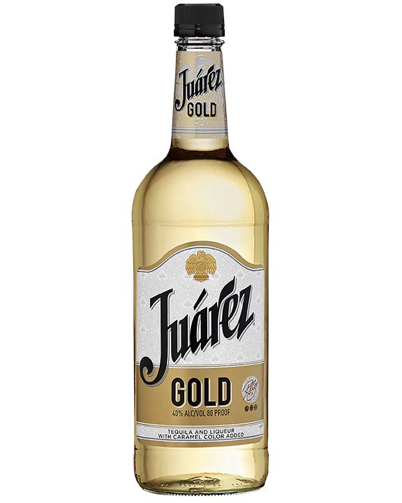 slide 1 of 1, Juarez Gold Tequila, 1 liter