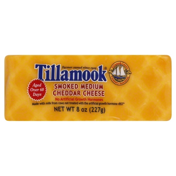 slide 1 of 1, Tillamook Smoked Cheddar Cheese, 1 oz