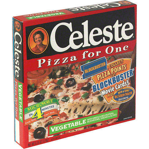 slide 2 of 2, Celeste Vegetable Supreme For One Pizza, 5.6 oz