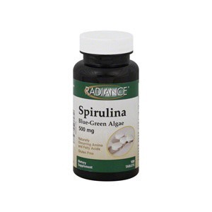 slide 1 of 1, Radiance Spirulina 100 ea, 100 ct; 500 mg