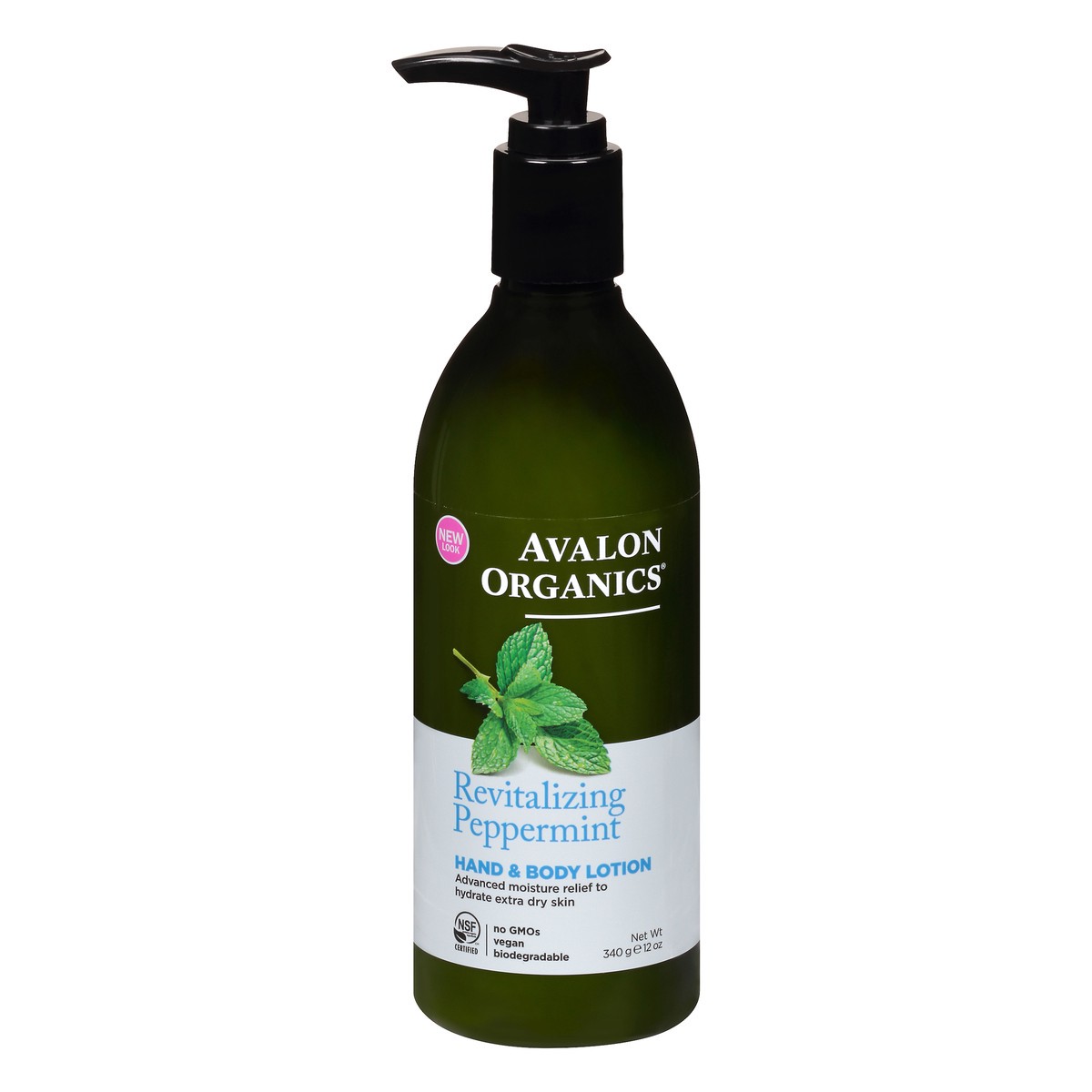 slide 4 of 10, Avalon Organics Revitalizing Peppermint Hand & Body Lotion, 12 oz