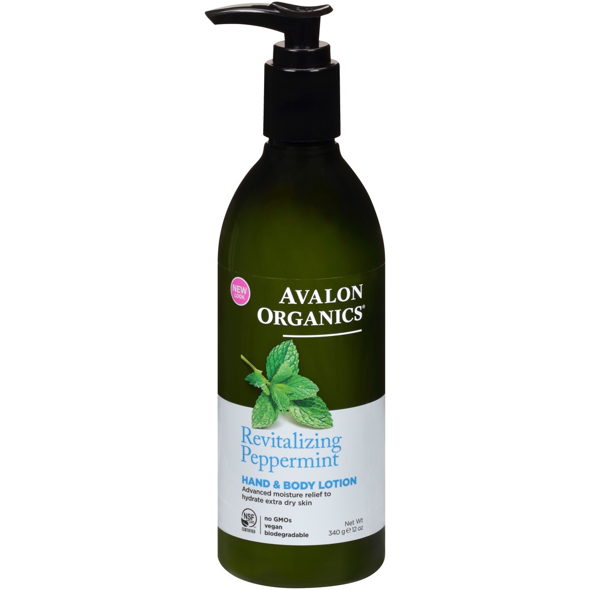 slide 7 of 10, Avalon Organics Revitalizing Peppermint Hand & Body Lotion, 12 oz