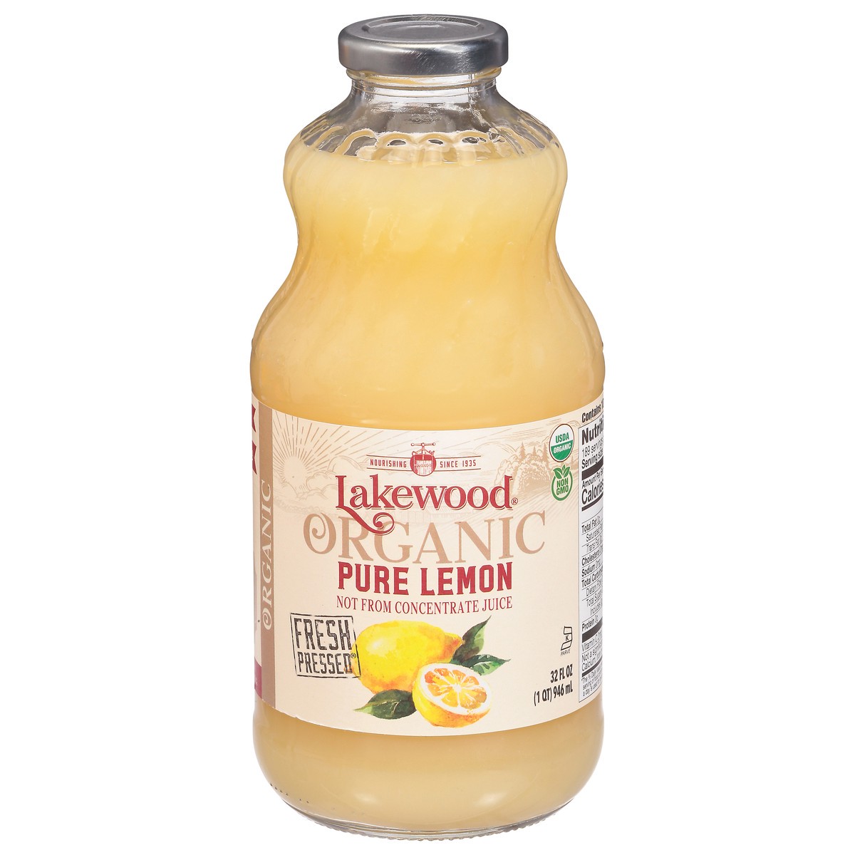 slide 1 of 13, Lakewood Organic Pure Lemon - 32 fl oz, 32 fl oz