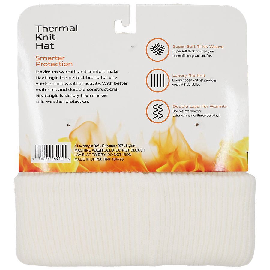 slide 2 of 3, Heat Logic Thermal Knit Beanie, 1 ct