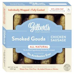 Gilberts Craft Sausage Smoked Gouda Chicken Sausage