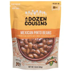 A Dozen Cousins Medium Mexican Pinto Beans 10 oz