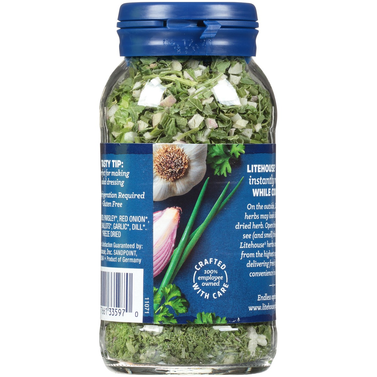 slide 3 of 7, Litehouse Salad Dressing Blend Freeze Dried Herbs 0.42 oz. Jar, 0.42 oz